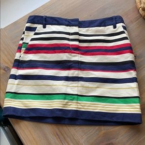 J. Crew striped Skirt